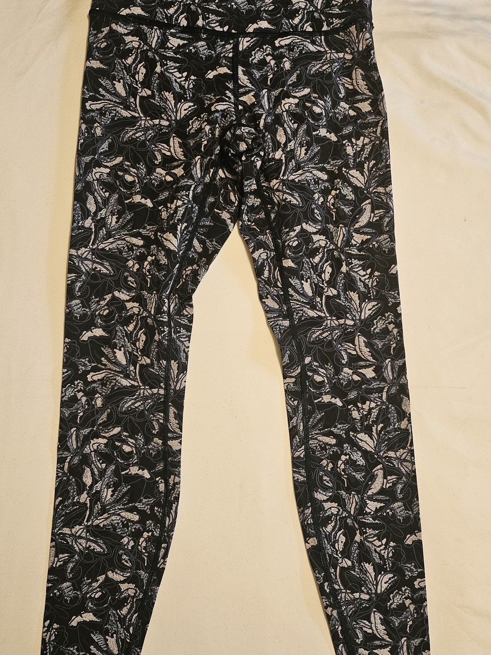 Lululemon Wunder Under Embellished Multi Legging High Rise Leaf Print Tight - Picture 7 of 11